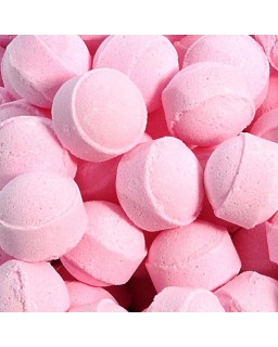 Boîte de 12 mini billes de bain effervescentes parfum Rose