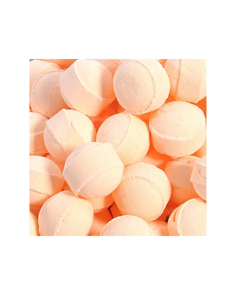 Boîte de 12 mini billes de bain effervescentes parfum Pamplemousse