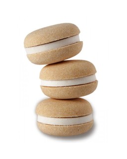 Macaron de bain effervescent parfum Amande 60 g