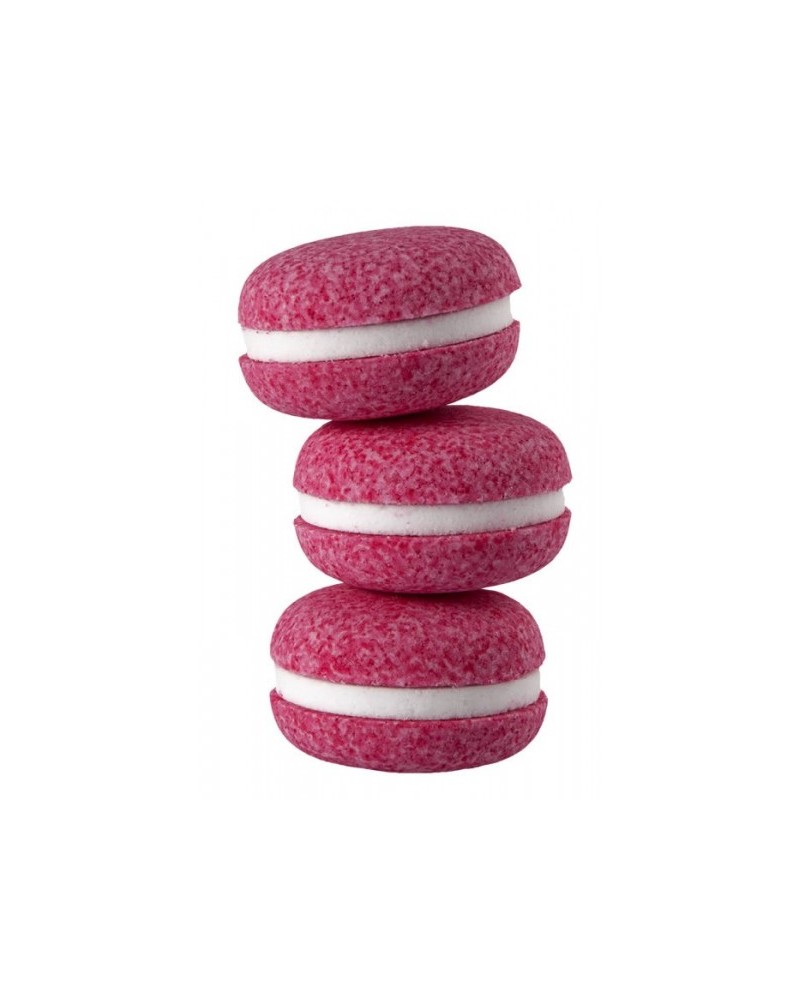 Macaron de bain effervescent parfum Cranberry 60 g