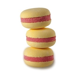 Macaron de bain effervescent parfum Freesia 60 g - perlesdebain.com