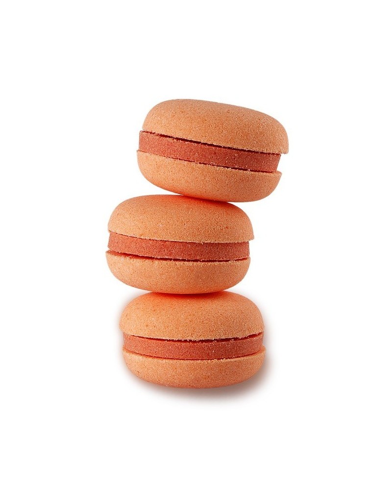 Macaron de bain effervescent parfum Pamplemousse 60 g