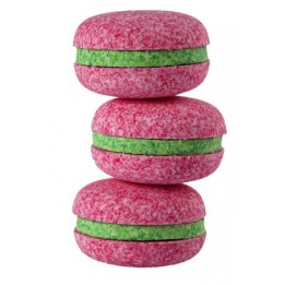 Macaron de bain effervescent parfum Raisin 60 g - perlesdebain.com