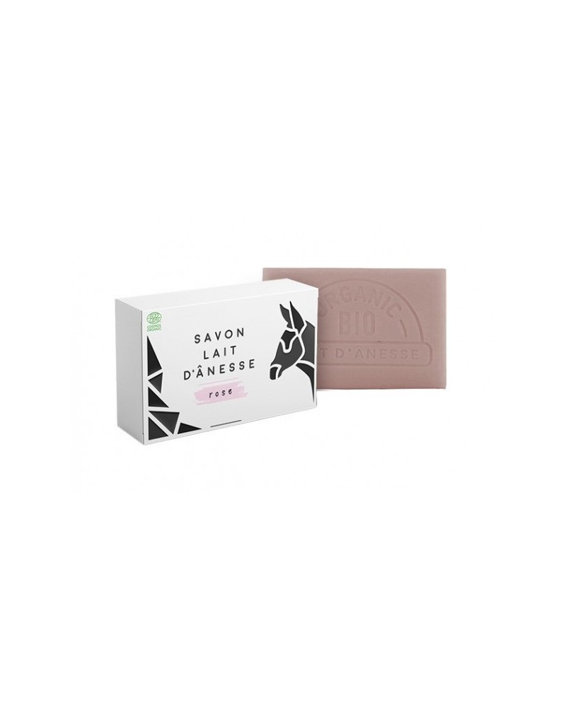 Savon BIO au lait d'ânesse parfum Rose 90 g