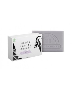 Savon BIO au lait de chèvres parfum Violette 90 g