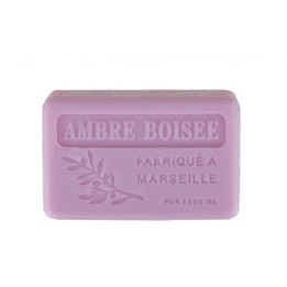 Savon de Marseille parfum Ambre Boisée 100 g - perlesdebain.com