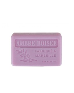 Savon de Marseille parfum Ambre Boisée 100 g