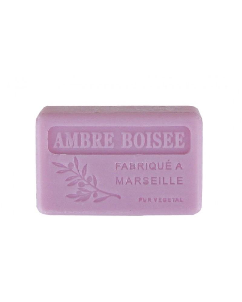 Savon de Marseille parfum Ambre Boisée 100 g