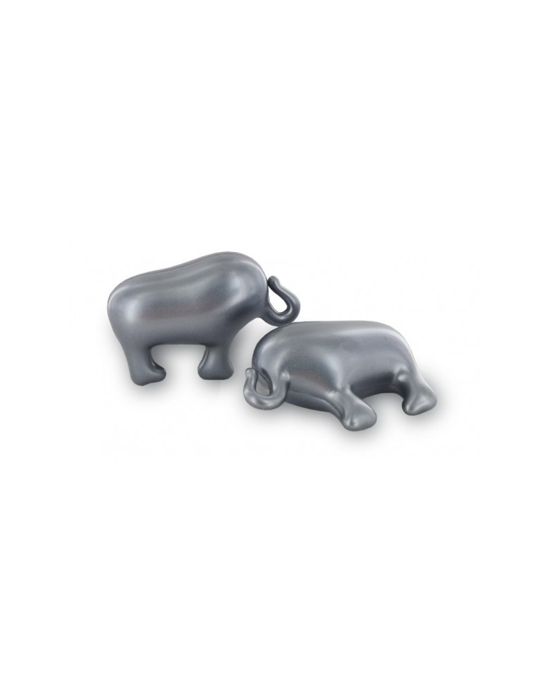 Lot de 6 perles de bain Eléphant senteur Coco
