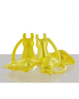 Lot de 6 perles de bain Chat senteur Vanille