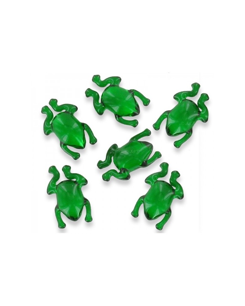 Lot de 6 perles de bain Grenouille senteur Pomme
