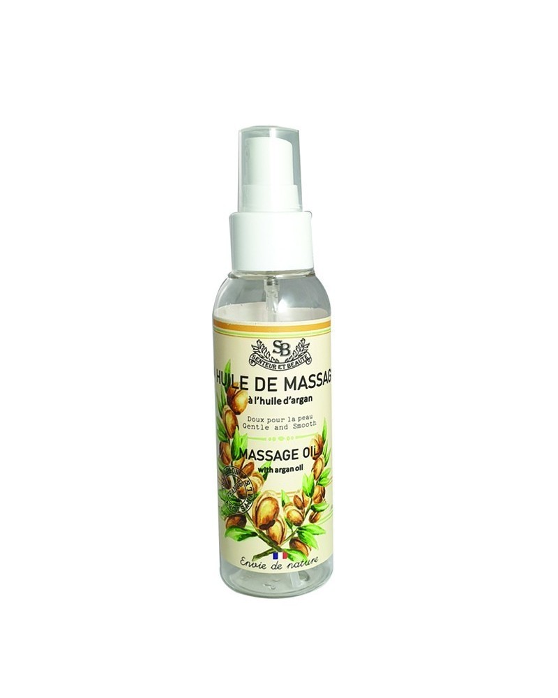 Huile de massage à l'Huile d'Argan 100 ml