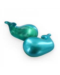 Lot de 12 perles de bain Baleine senteur Monoï