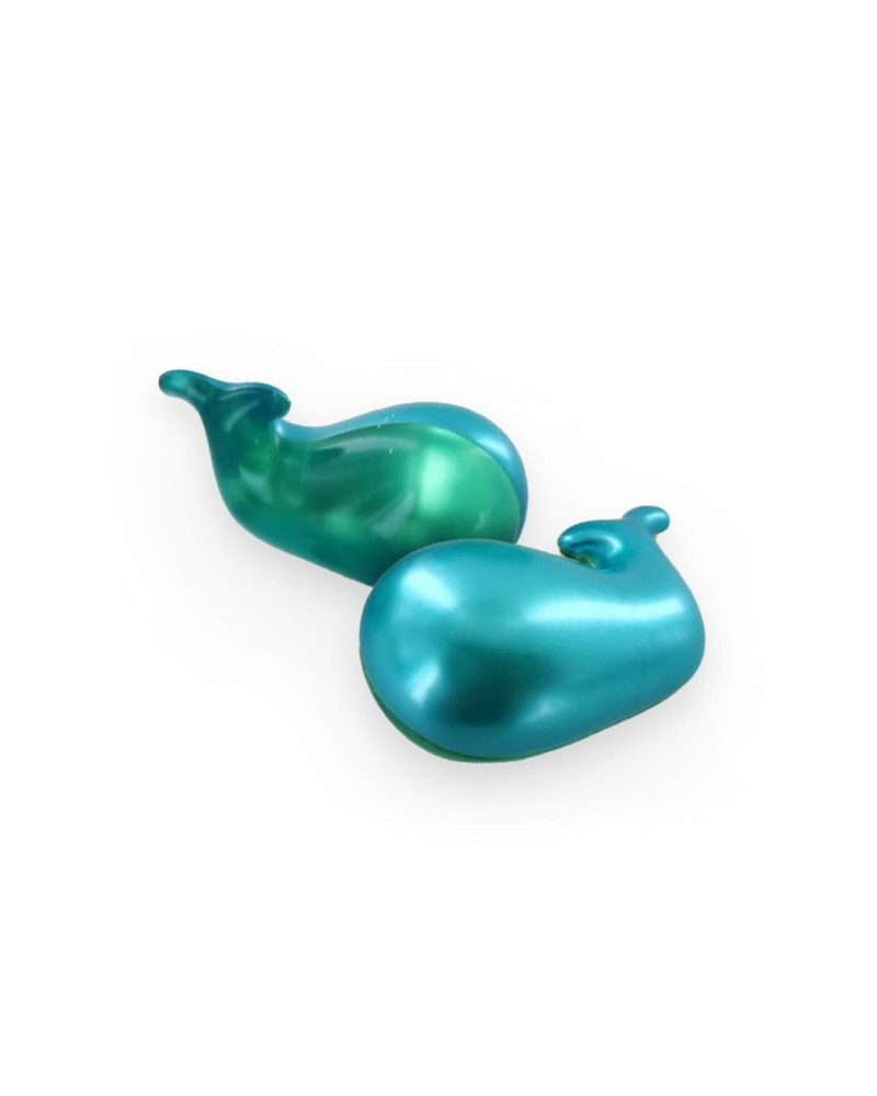 Lot de 12 perles de bain Baleine senteur Monoï