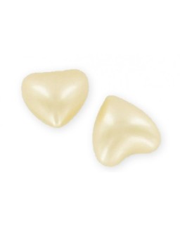 Lot de 6 perles de bain Cœur senteur Vanille