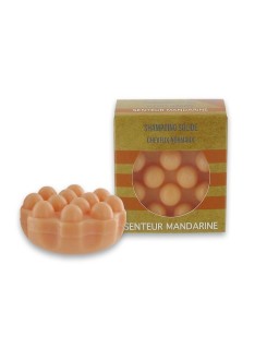 Shampoing solide massant pour Cheveux normaux parfum Mandarine 50 g