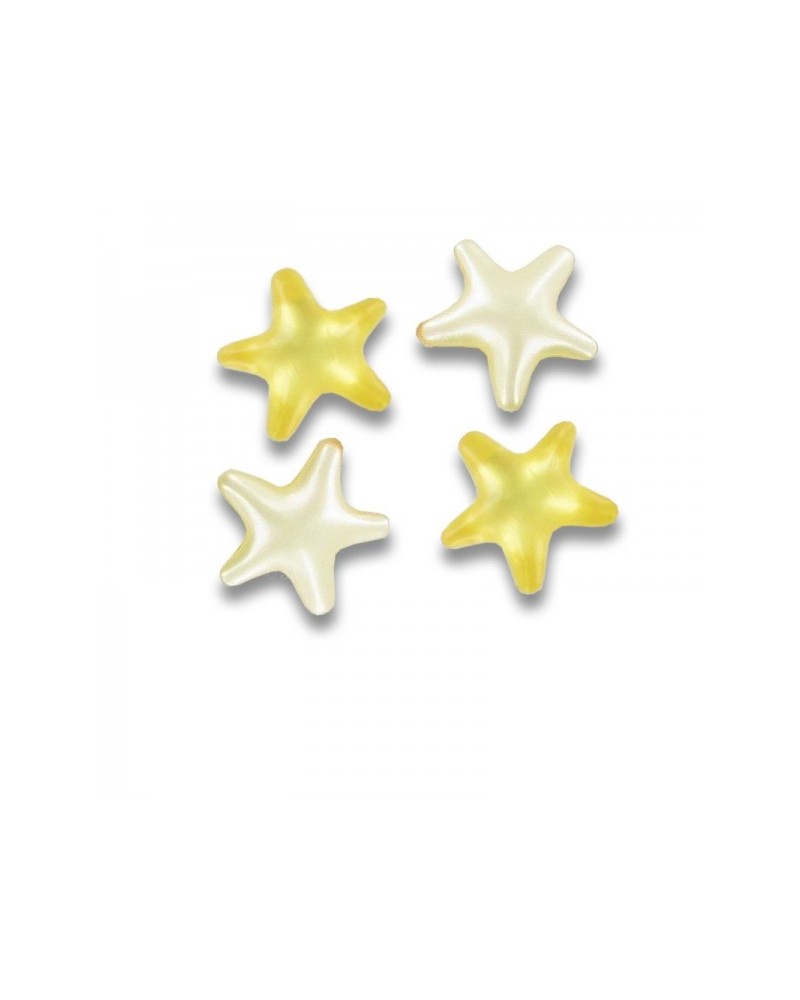 Lot de 12 perles de bain Etoile senteur Ananas