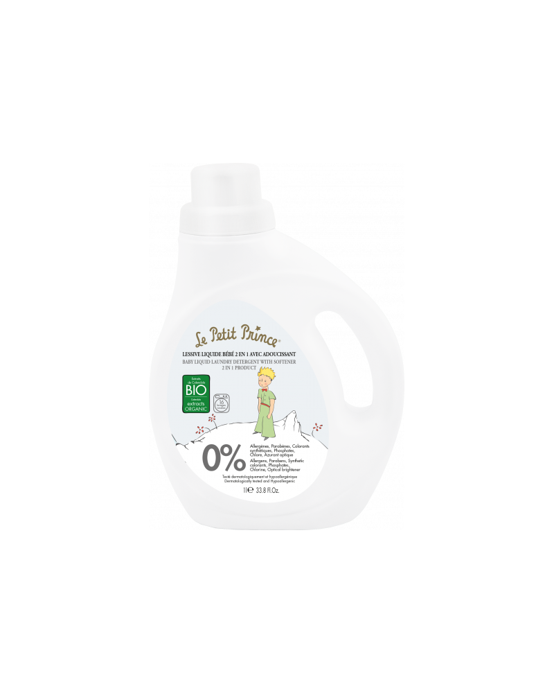 Lessive liquide avec adoucissant pour bébé Le Petit Prince 1 l