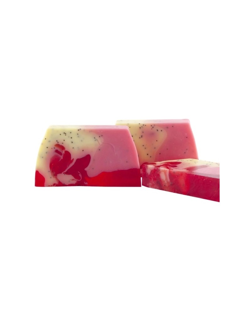 Savon glycérine tranché parfum Banane Cerise 100 g