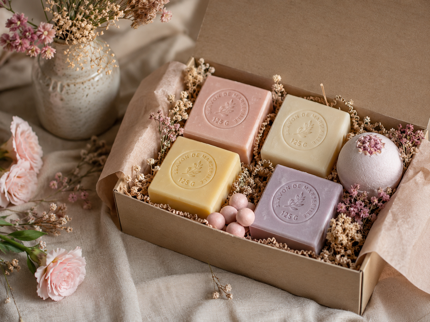 Produits Perles de Bain et coffret cadeau